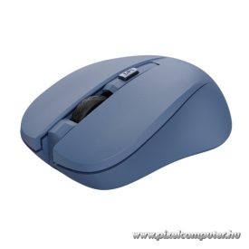   Trust Egér Notebook Vezeték Nélküli - Mydo Silent Eco (Optikai; 1000-1800dpi, mikro vevő; kék)