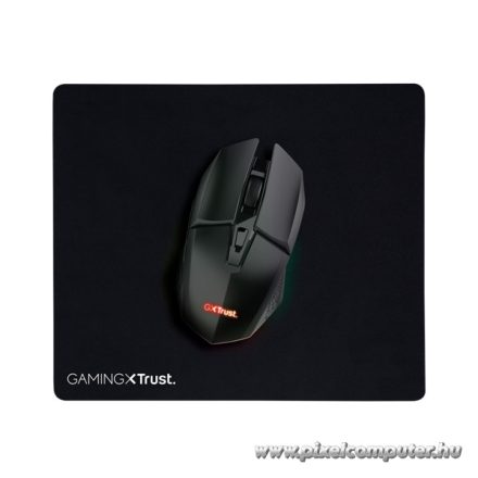 Trust Egér Gamer Vezeték nélküli - GXT112 Felox + Egérpad (Optikai érzékelő; 800-4800DPI; 6 gomb; LED; Akku; fekete)