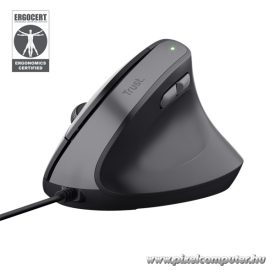   Trust Egér Ergonómikus - Bayo II (Döntött; Optikai érzékelő; 800-2400DPI)