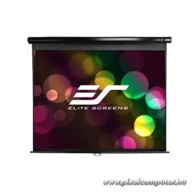   EliteScreens 113" (1:1) manuális fali vászon M113UWS1 (203 x 203 cm, Fekete váz)