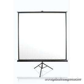   EliteScreens 136" (1:1) mobil háromlábú vászon T136UWS1 (244 x 244 cm, Fekete)