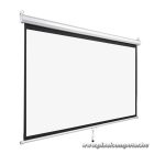 Everest 100" (1:1) manuális fali vászon - MPP-180 (180 x 180 cm, fehér váz)