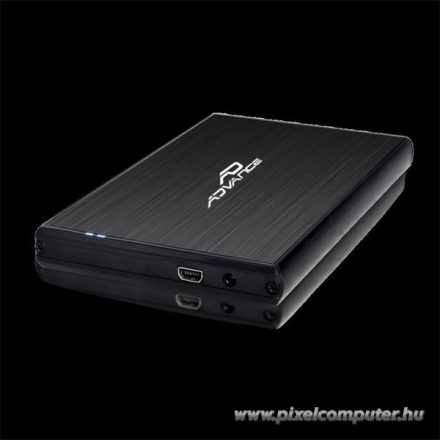 Advance Külső HDD/SSD Ház 2.5" - STEELDISK 2.5" (USB-A3.0 to SATA, fekete)