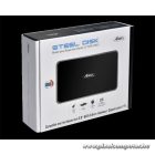 Advance Külső HDD/SSD Ház 2.5" - STEELDISK 2.5" (USB-A3.0 to SATA, fekete)
