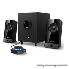   Genius Hangszóró 2.1 - SW-G2.1 300X (3.5mm Jack, RCA, Line-In, Mic, fekete)