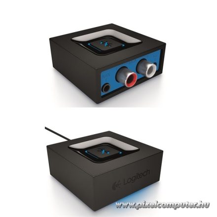 Logitech Adapter - Bluetooth (Vezeték nélküli, 3,5mm Jack/RCA, Max.: 15m, fekete/kék)