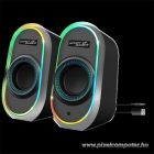 Spirit of Gamer Hangszóró 2.0 - Fanatic 500 (PC/Mac, Bluetooth/3,5mm Jack, fekete)