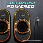 Spirit of Gamer Hangszóró 2.0 - Fanatic 500 (PC/Mac, Bluetooth/3,5mm Jack, fekete)