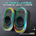 Spirit of Gamer Hangszóró 2.0 - Fanatic 500 (PC/Mac, Bluetooth/3,5mm Jack, fekete)