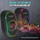 Spirit of Gamer Hangszóró 2.0 - Fanatic 500 (PC/Mac, Bluetooth/3,5mm Jack, fekete)