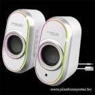 Spirit of Gamer Hangszóró 2.0 - Fanatic 500 Arctic (PC/Mac, Bluetooth/3,5mm Jack, fehér)