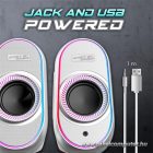 Spirit of Gamer Hangszóró 2.0 - Fanatic 500 Arctic (PC/Mac, Bluetooth/3,5mm Jack, fehér)