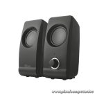 Trust Hangszóró 2.0 - Remo (8W RMS; hangerőszabályzó; 3,5mm jack; USB tápcsatlakozó; fekete)