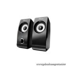 Trust Hangszóró 2.0 - Remo (8W RMS; hangerőszabályzó; 3,5mm jack; USB tápcsatlakozó; fekete)