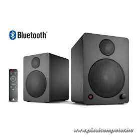   WaveMaster Hangszóró 2.0 - CUBE MINI NEO Black (36W RMS, Bluetooth, 3,5mm jack, RCA, Toslink, Távírányító, Fekete)