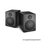 WaveMaster Hangszóró 2.0 - CUBE MINI NEO Black (36W RMS, Bluetooth, 3,5mm jack, RCA, Toslink, Távírányító, Fekete)