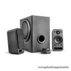 WaveMaster Hangszóró 2.1 - MX3+ (50W RMS, Fa mélynyomó, 3,5mm jack, RCA, Fekete)