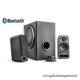   WaveMaster Hangszóró 2.1 - MX3+ BT (50W RMS, Fa mélynyomó, Bluetooth, 3,5mm jack, RCA, Fekete)