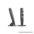 WaveMaster Hangszóró 2.1 - STAX BT (46W RMS, Fa mélynyomó, Bluetooth, 3,5mm jack, RCA, Fekete)