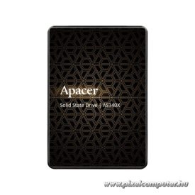   Apacer SSD AS340X Panther Series - 480GB AP480GAS340XC-1 (SATA3, Olvasás: 550 MB/s, Írás: 520 MB/s)
