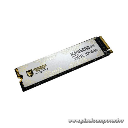 Kingsman SSD 512GB - KM600 ULTRA (3D TLC, M.2 PCIe Gen 3x4, NVMe 1.4, r:3200 MB/s, w:2500 MB/s) Hűtőbordás