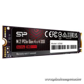   Silicon Power SSD - 500GB UD90 (r:4800MB/s; w:4200 MB/s, NVMe 1.4 támogatás, M.2 PCIe Gen 4x4)