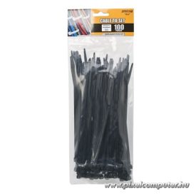 Vezeték kötegelő - 05417 (200x3,6mm, fekete, 100db-os)
