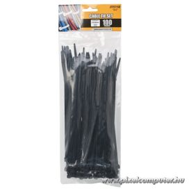 Vezeték kötegelő - 05419 (200x4,6mm, fekete, 100db-os)