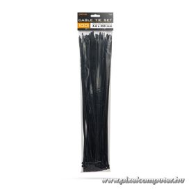 Vezeték kötegelő - 05425 (450x4,6mm, fekete, 100db-os)