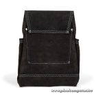 Handy bőr szerszámtartó táska - 10260A (derékövvel, Fekete)