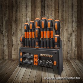 Handy Csavarhúzó készlet - 10741 (39 db-os, állvánnyal)