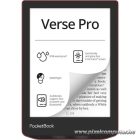 PocketBook Verse Pro e-book olvasó - Piros (PB634)