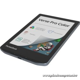   POCKETBOOK e-Reader - PB634 VERSE PRO COLOR Stormy Sea (6"E Ink Kaleido, Cpu: 1,8GHz,1GB,16GB,2100mAh, wifi,mSD, IPX8)