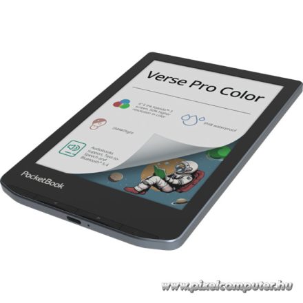 POCKETBOOK e-Reader - PB634 VERSE PRO COLOR Stormy Sea (6"E Ink Kaleido, Cpu: 1,8GHz,1GB,16GB,2100mAh, wifi,mSD, IPX8)