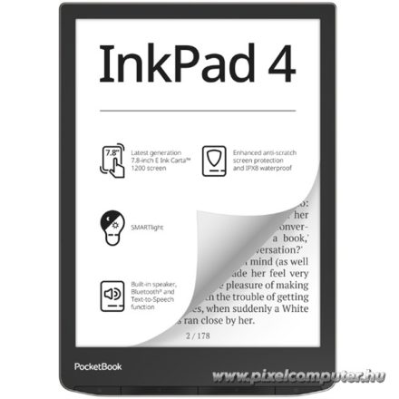 POCKETBOOK e-Reader PB743G INKPad4 Ezüst