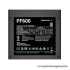DeepCool Tápegység 600W - PF600 (80 Plus, Aktív PFC, 12cm )