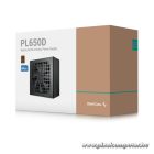 DeepCool Tápegység 650W - PL650-D (80 Plus Bronze, ATX3.0, Aktív PFC, 12cm )