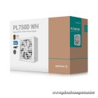 DeepCool Tápegység 750W - PL750-D WH (80 Plus Bronze, ATX3.0, Aktív PFC, 12cm, fehér)