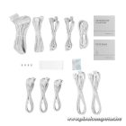 DeepCool Tápegység 850W - PN850-M WH (80 Plus Gold, ATX3.1, PCI-E 5.1, Aktív PFC, Full moduláris, 12cm, fehér)