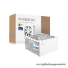 DeepCool Tápegység 850W - PN850-M WH (80 Plus Gold, ATX3.1, PCI-E 5.1, Aktív PFC, Full moduláris, 12cm, fehér)