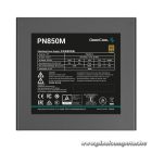 DeepCool Tápegység 850W - PN850-M (80 Plus Gold, ATX3.1, PCI-E 5.1, Aktív PFC, Full moduláris, 12cm)