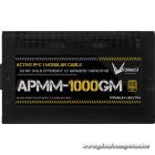 Formula Tápegység 1000W - APMM-1000GM (80 Plus Gold, ATX3.1/PCIe 5.1, Aktív PFC, 14cm, Full Moduláris)