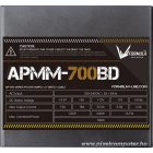 Formula Tápegység 700W - APMM-700BD (80 Plus Bronze, ATX3.1/PCIe 5.1, Aktív PFC, 12cm)