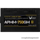 Formula Tápegység 750W - APMM-750GM (80 Plus Gold, ATX3.1/PCIe 5.1, Aktív PFC, 14cm, Full Moduláris)