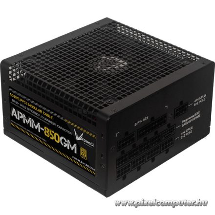 Formula Tápegység 850W - APMM-850GM (80 Plus Gold, ATX3.1/PCIe 5.1, Aktív PFC, 14cm, Full Moduláris)
