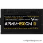 Formula Tápegység 850W - APMM-850GM (80 Plus Gold, ATX3.1/PCIe 5.1, Aktív PFC, 14cm, Full Moduláris)