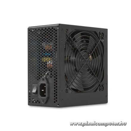 Rampage Tápegység - 600W RMP-600-80P (80 Plus; 12cm ventilátor, Aktív PFC)