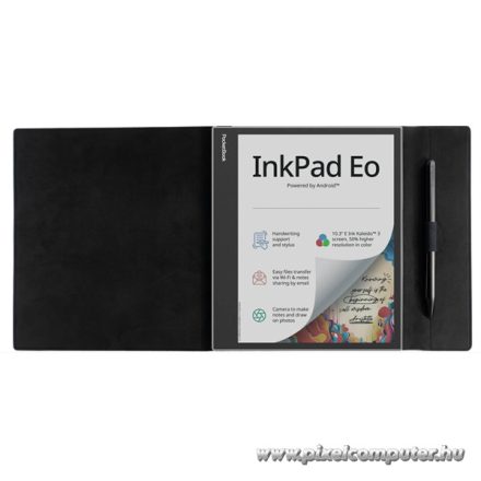 POCKETBOOK e-book tok - PB1042 FLIP gyári Tok fekete