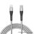 Delight kábel - iPhone Lightning - Type-C 2A, 1m, szürke