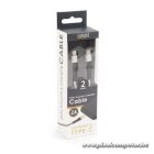 Delight kábel - iPhone Lightning - Type-C 2A, 2m, szürke